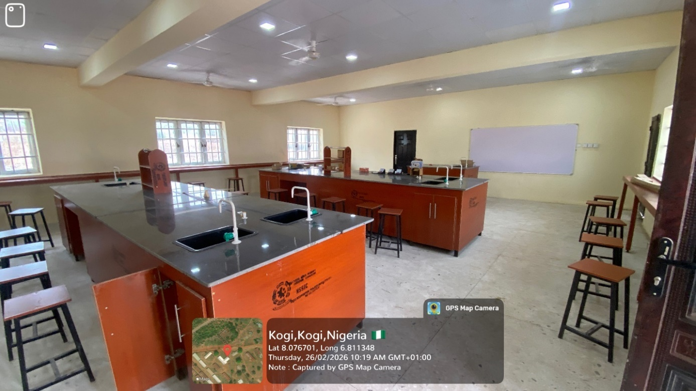 Interior of laboratory, Koton-Karfi