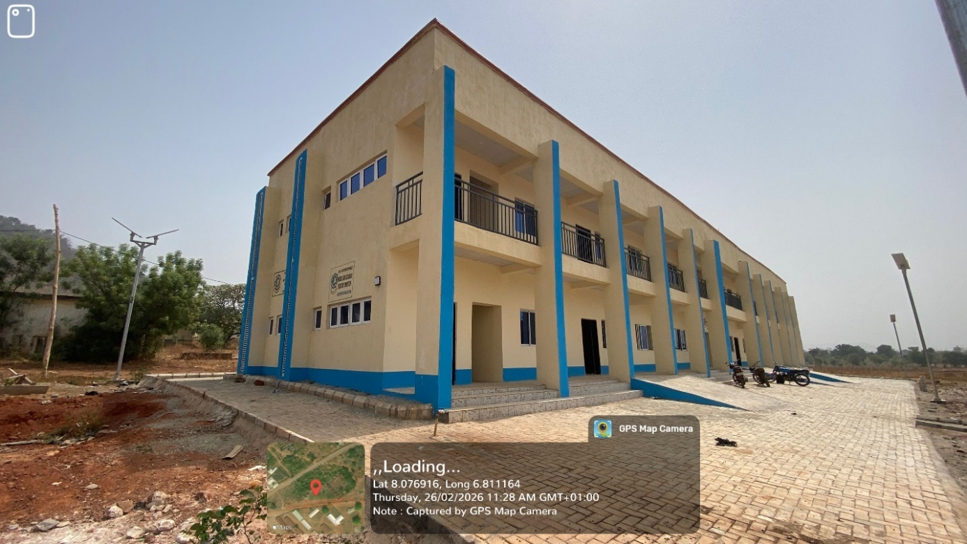 Side view of classroom block, Koton-Karfi