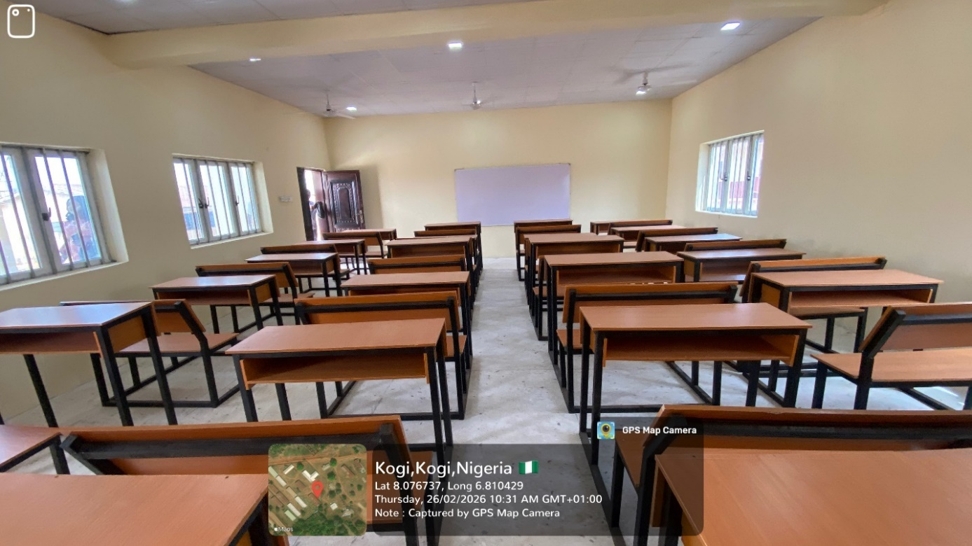 Classroom interior view, Koton-Karfi