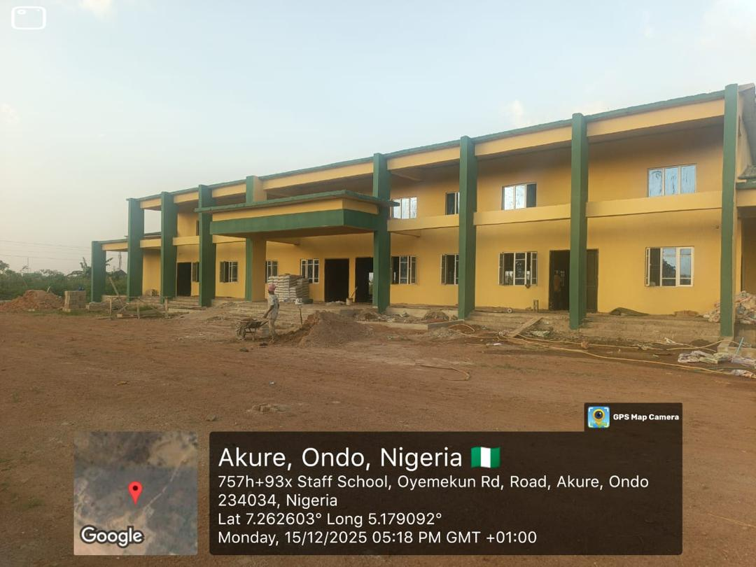 Multipurpose hall — near completion, Oyemekun Grammar School