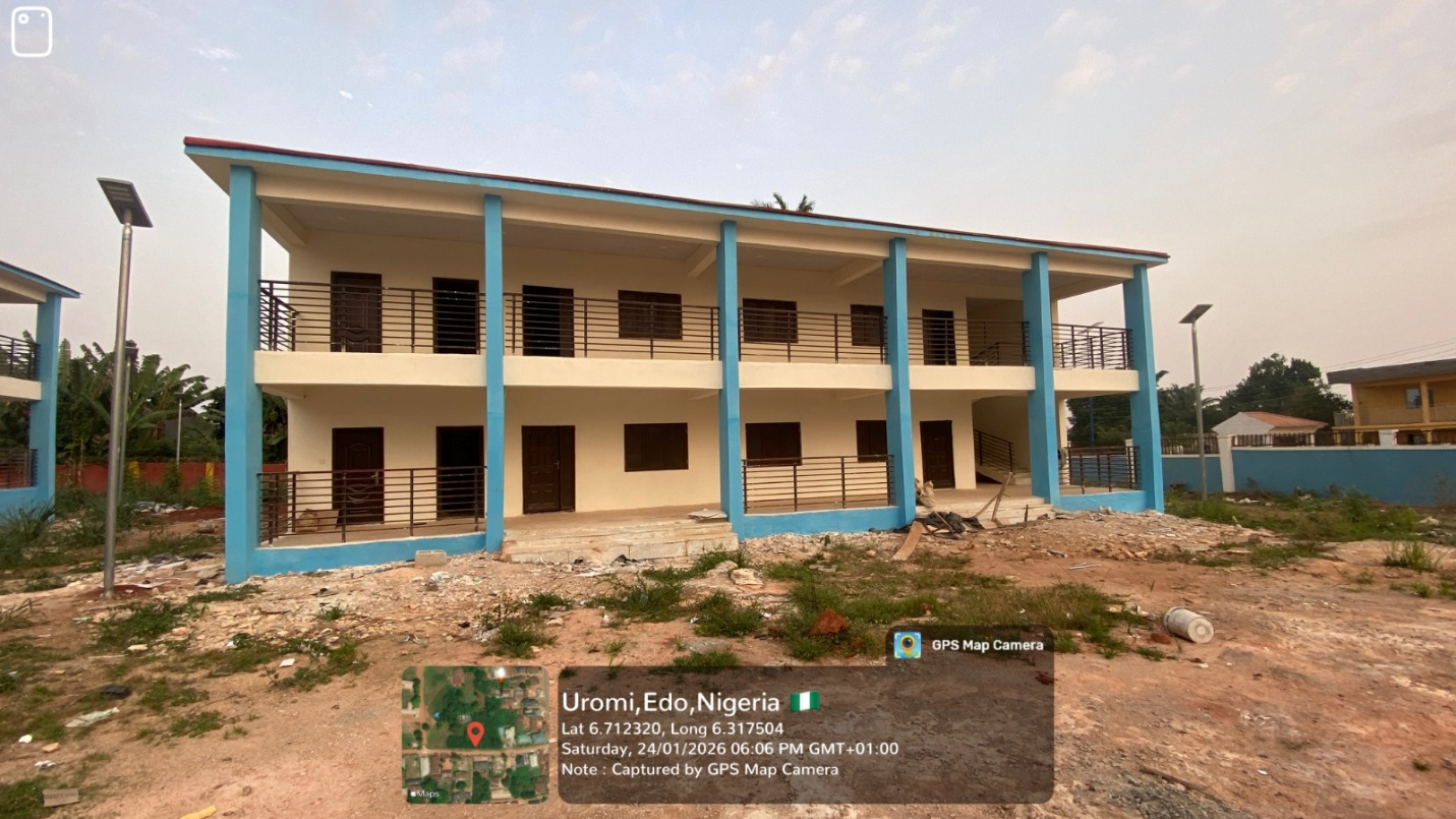 ICT and E-Library block — completed view, Our Lady of Lourdes