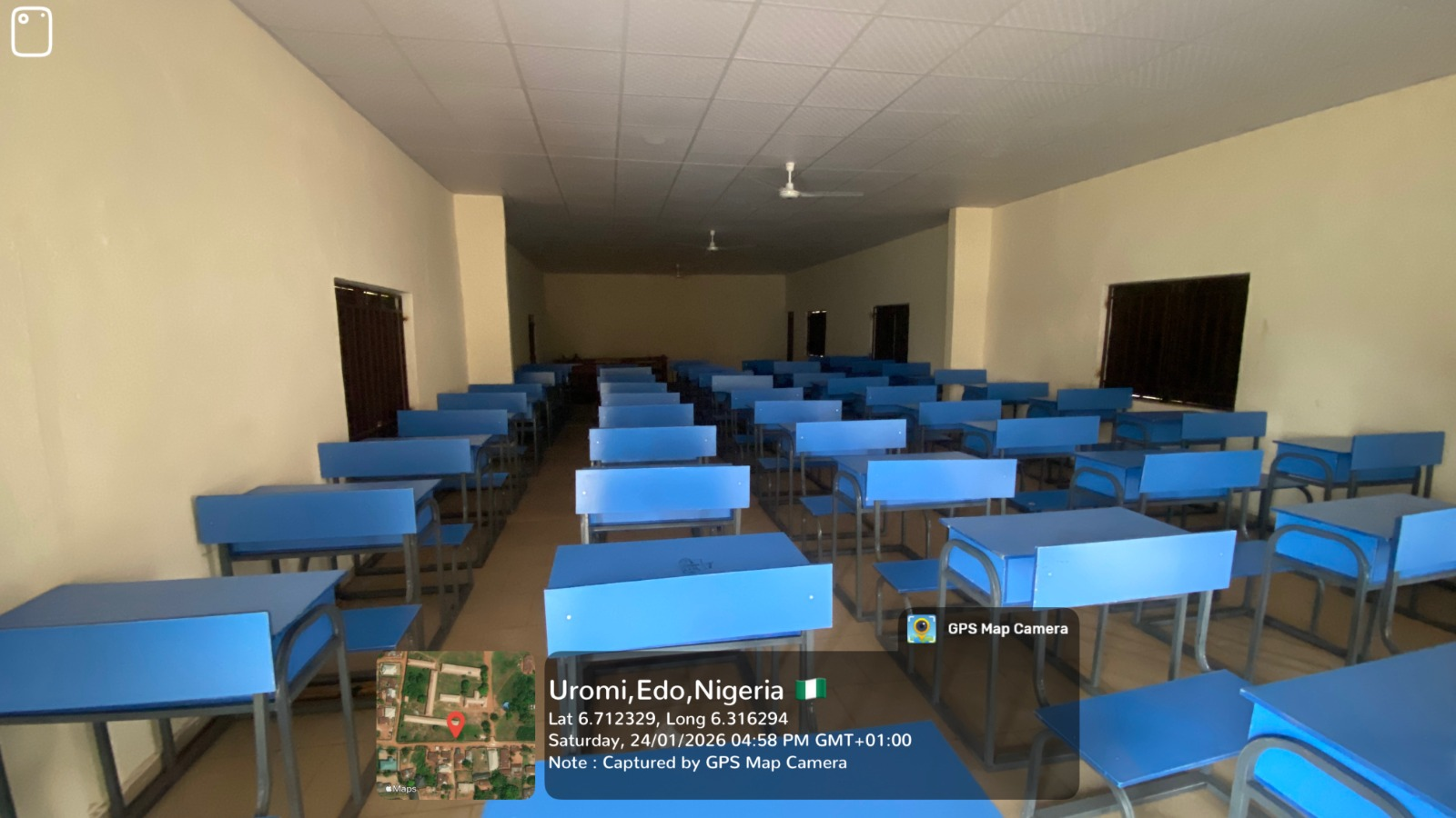 Classroom renovation progress, Our Lady of Lourdes