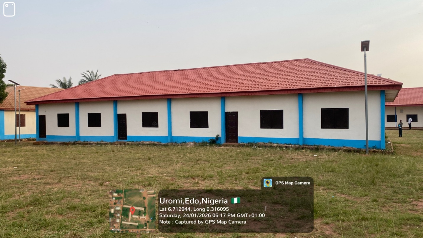 Classroom renovation completed view, Our Lady of Lourdes